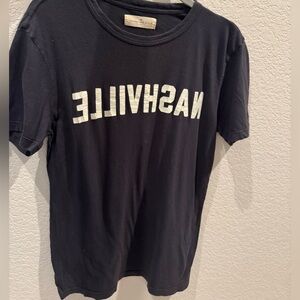 Nashville Navy Graphic Tee-Boutique